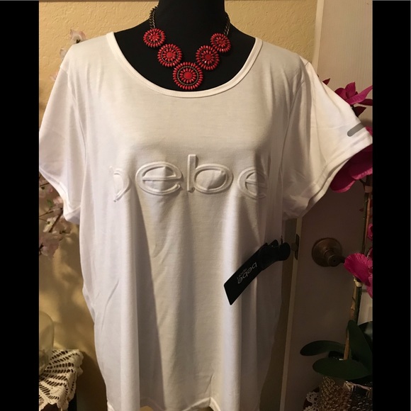 🌼NWT BEBE SPORT 1X MOISTURE WICKING ACTIVE TOP - Picture 4 of 12